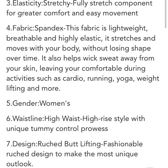 High Waist Scrunch Butt Leggings - LARGE - Picture 5 of 13